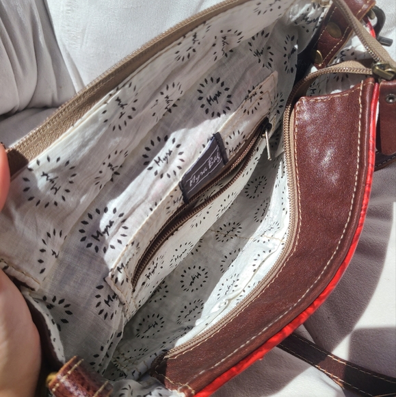 Red Leather Myra Crossbody - Picture 4 of 5